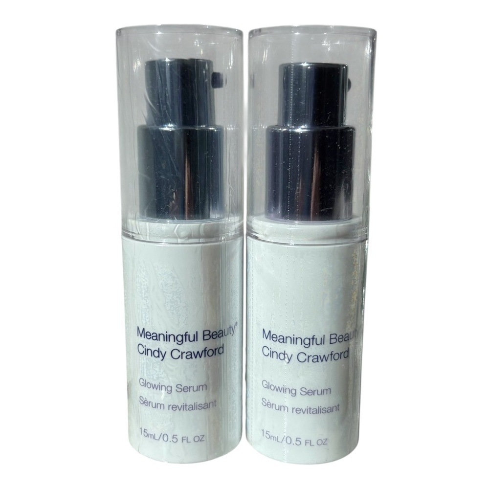 NEW x2 Meaningful Beauty Glowing Serum MB Cindy Crawford Skincare Skin Care